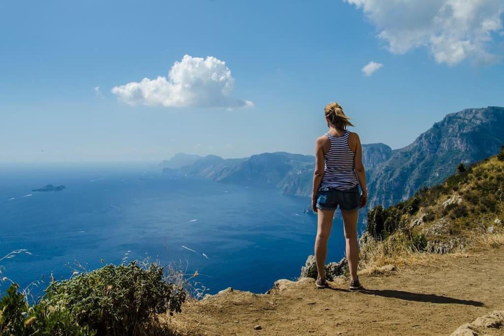 Amalfi Coast, Positano, Sorrento, Capri, Garden, Villa Carcara Colli di Fontanelle Dış mekan fotoğraf
