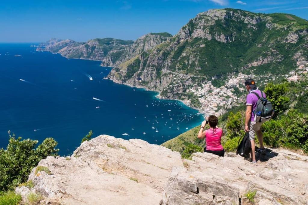 Amalfi Coast, Positano, Sorrento, Capri, Garden, Villa Carcara Colli di Fontanelle Dış mekan fotoğraf